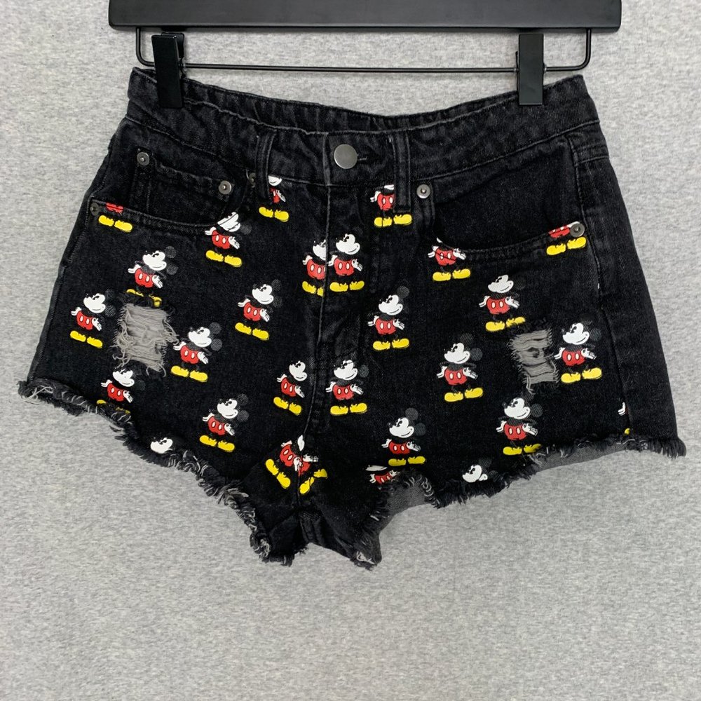 Disney Mickey Mouse Forever 21 High Waisted Shorts - Picture 5 of 8